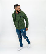 Full-Zip Evolution Hoodie-Green-1