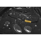 Detailed view of Trailhead Pants' black pocket design