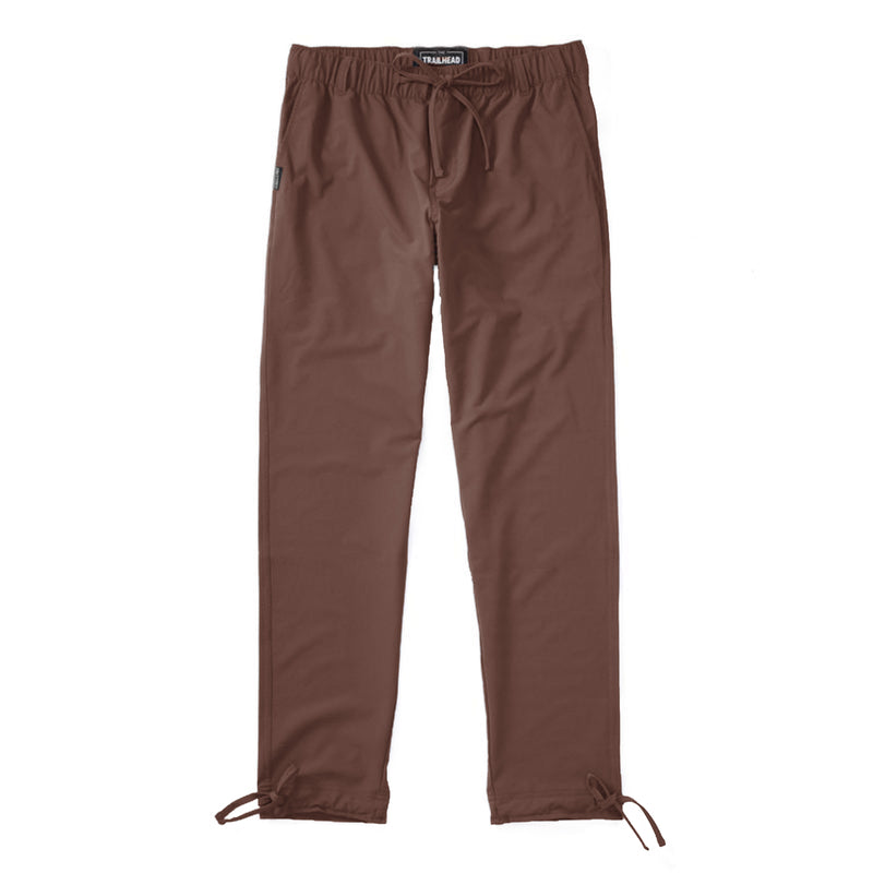 Trailhead brown sweatpants with drawstrings