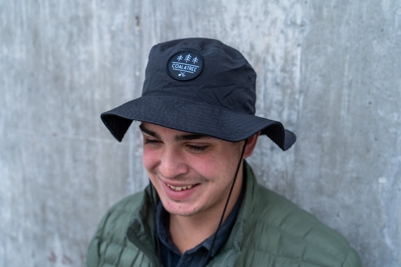 Black Bucket Hat | Classic Style and Sun Protection by Coalatree